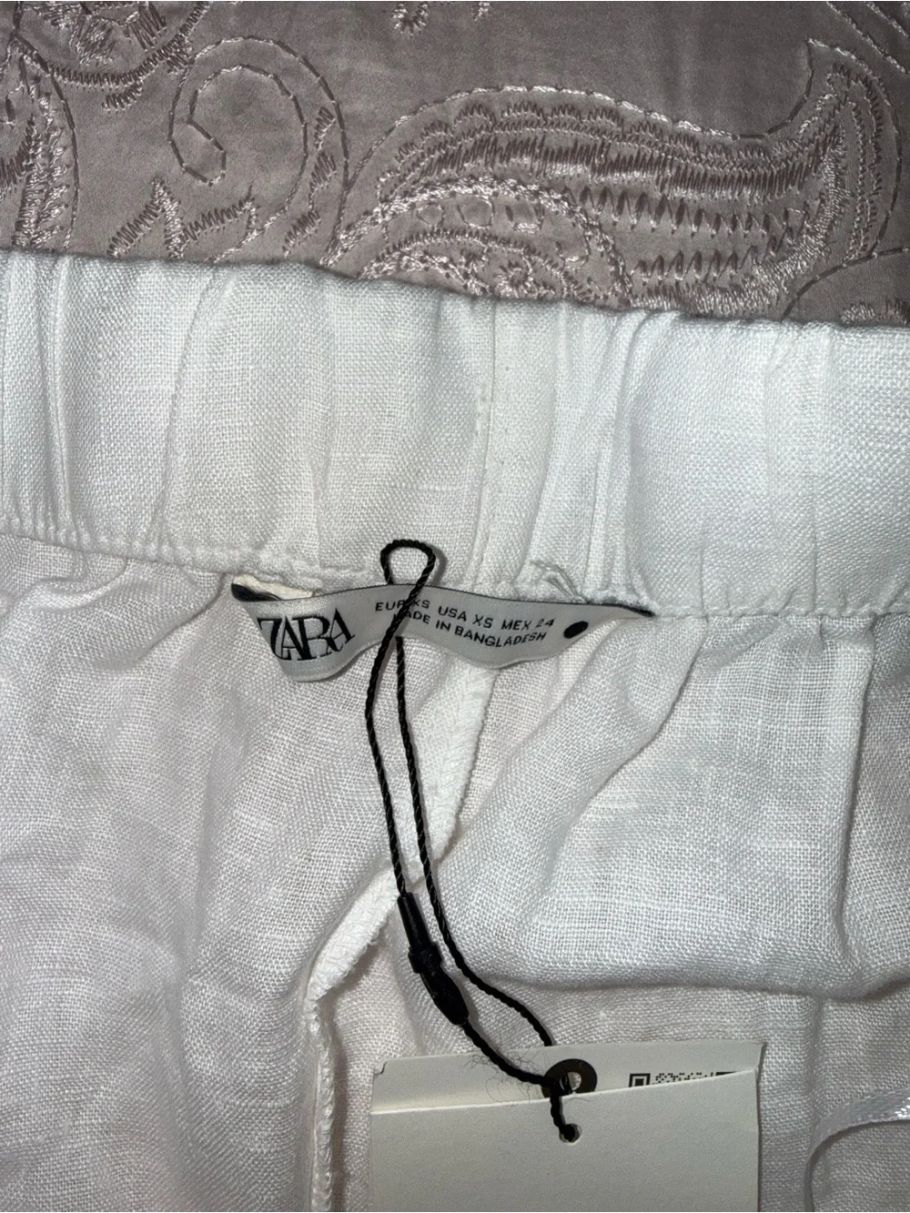 Zara 100% linen